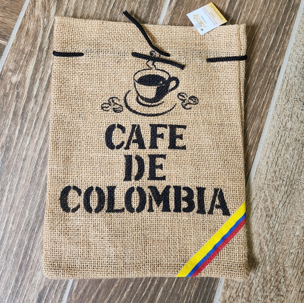 Cafe de Colombia Burlap Gift Bag